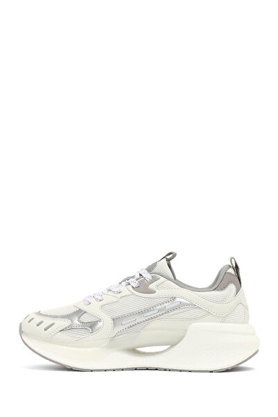 Derimod Studio Women's Silver Lace-Up Thick Sole Sneaker 25Afd435114