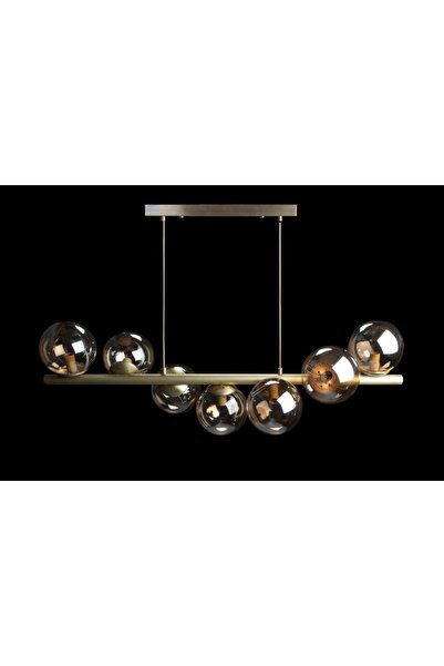 akyzlighting 7'Lİ KIVRIK YEMEK MASASI AVİZESİ