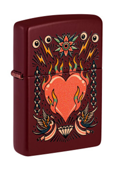 Zippo Lighter 46584 Tattoo Heart