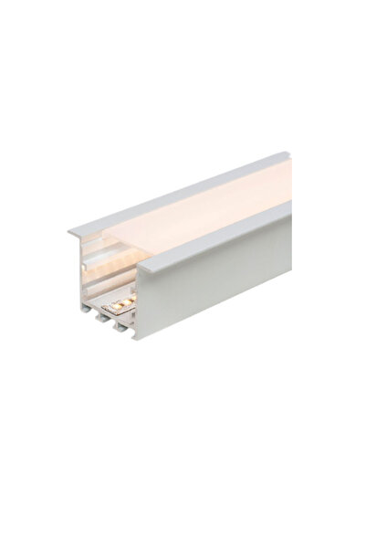 Ledarmy LED Kanal Profil Alüminyum Sıva Altı Kasa 1 Metre 2270 SA 85x40mm Opa...
