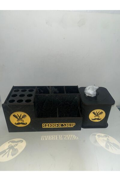 SMP Berber makaslık organizatör ve pamukluk 2 li set