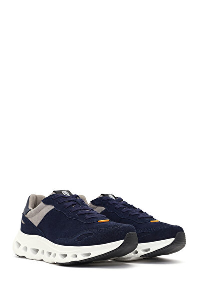 Derimod Studio Men's Navy Blue Lace-Up Thick Sole Sneaker 25Wfd780210