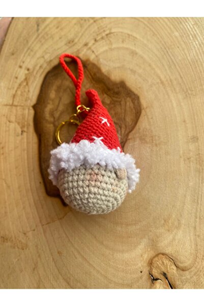 Masal Gurumi حلية أميجورومي على شكل جني صغير (جنوم) محبوكة يدويًا، حلية لحقيب...