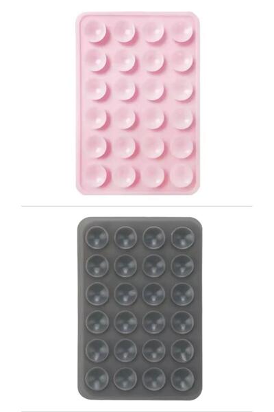 ila bags İki Renk Silikon Vantuzlu Telefon Tutacağı – Telefon Arkası Silikon ...