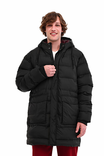 Kinetix ML 3W22-OUT-M-05-CQ 5PR Μαύρο ανδρικό παλτό