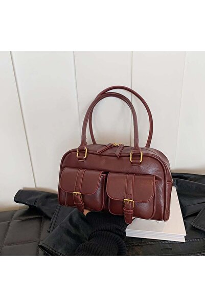 LIGANT Women's Red Handbag