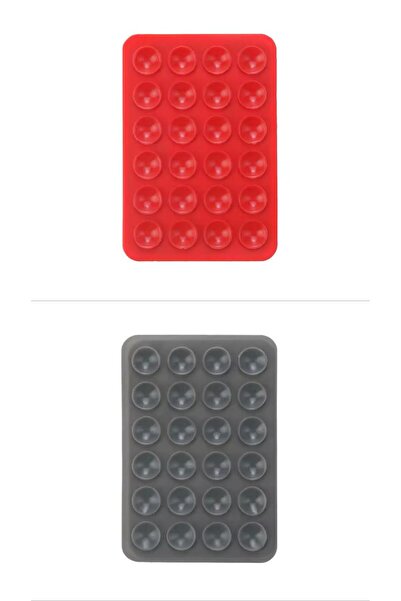 ila bags حامل هاتف من السيليكون بلونين مع شفاط – لاصق سيليكون للهاتف مع قوة ت...