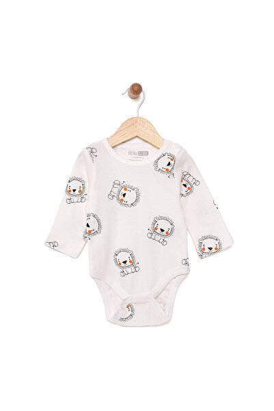 ebebek Hello Baby HelloBaby Erkek Bebek Body Ribana Kumaş Çıtçıtlı Zıbın Bisi...