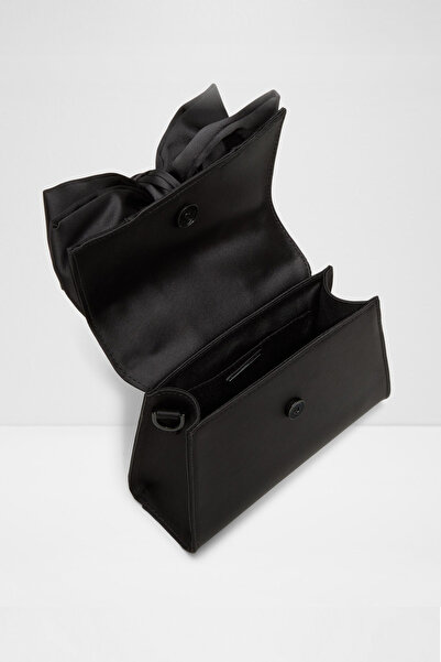 Aldo Decadence - Women's Small Size Black Single Compartment Fixed Chain Strap Top Handle Bag