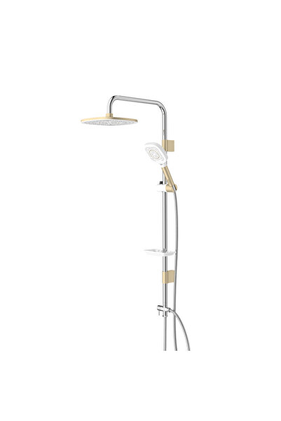 Coral Soft Tepe Başlıklı Duş Sistemi Seti