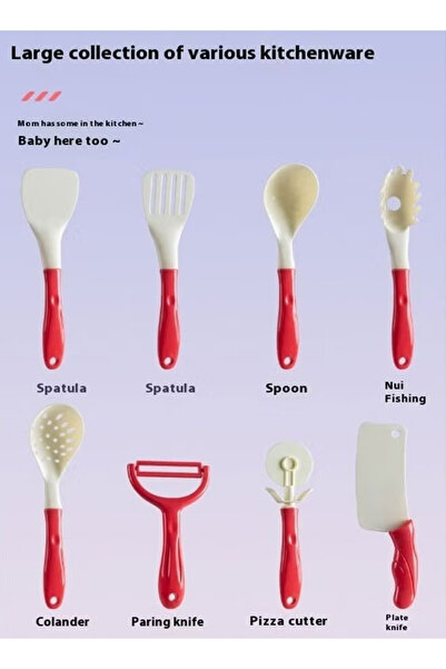 Generic 81-piece kitchen play set, vegetables and fruits children’s kitchen accessory set