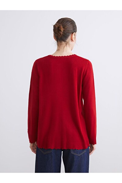 LC Waikiki Lcw Grace Crew Neck Women's Knitwear Cardigan