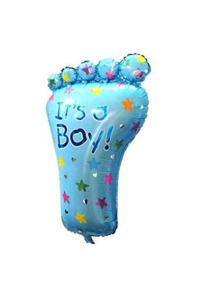 Krista Foil party balloon Picioorus, It's a Boy, Blue, 75 cm