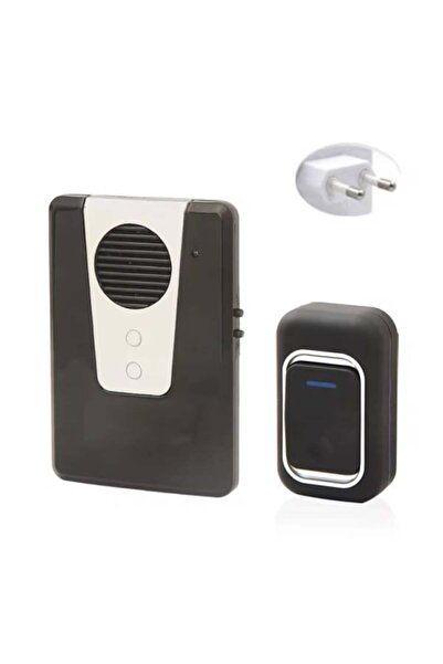 SMARTIX Wireless Doorbell for Outdoor or Indoor, Range 150 m, Black