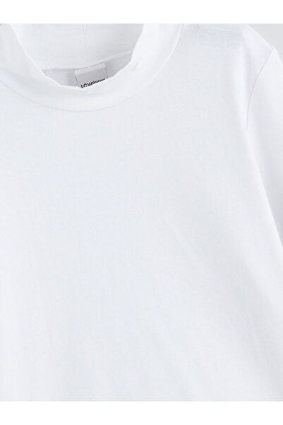 LC Waikiki Lcw Kids Half Turtleneck Girl's T-Shirt