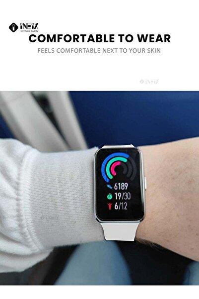 ineix Soft Silicone Replacement Strap For Huawei Watch Fit 1