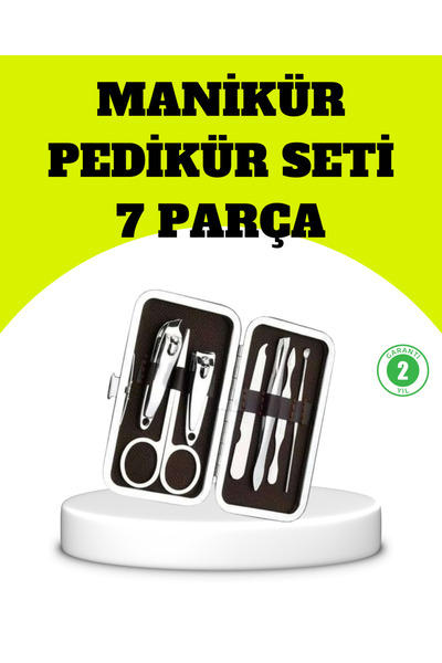Generic Brand Stainless Steel Personal Care Set – 7 Pieces