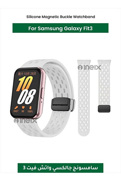 ineix Silicone Magnetic Buckle Watchband For Samsung Galaxy Fit3 Band