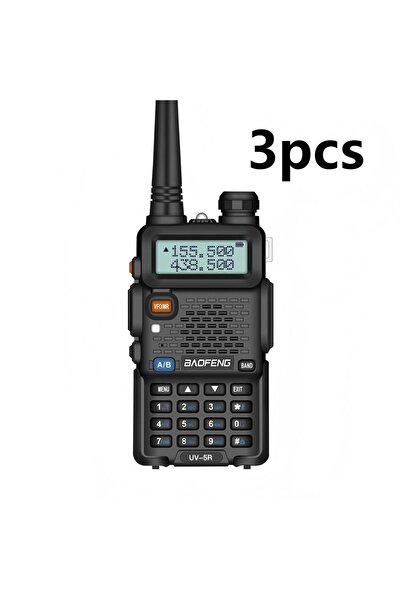 BAOFENG 3pcs UV-5R Handheld Transceiver, Durable Dual Band Two-Way Radio,Rechargeable 2800mAh