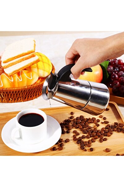 Bizaical Cafetieră, Bizaical, Oțel inoxidabil / Plastic, 100 ml, 6,3 x 8 x 15 cm, Argintiu