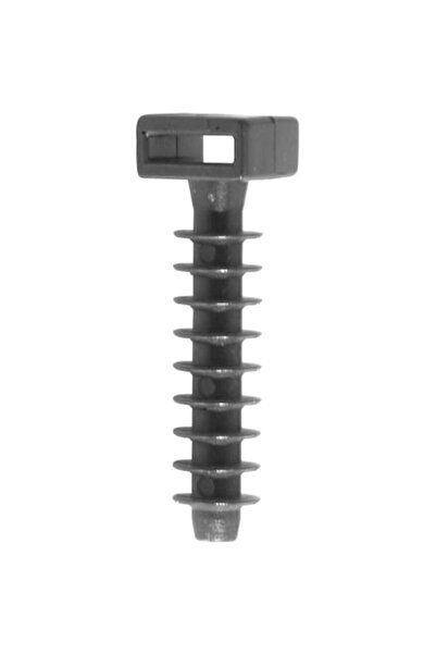 Omu System Set 100 dibluri negre pentru fixare colier cablu