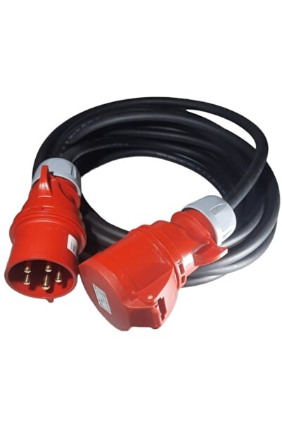 LEDO Prelungitor trifazat 10 m cablu de cauciuc 5G6 H07RN-F/MCCG 32A aprox. 2...