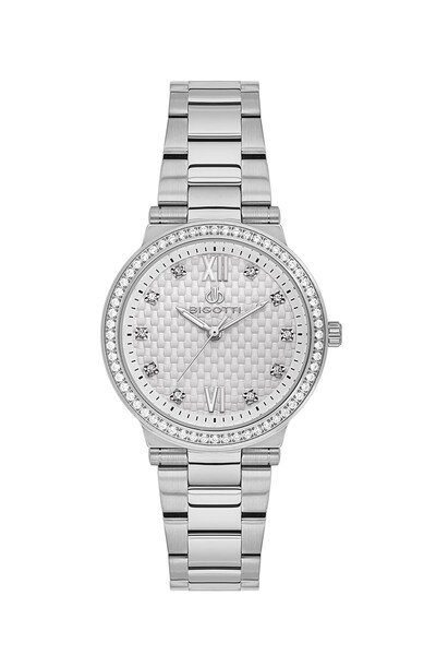 Bigotti Women's Wristwatch Esbg.B.10655-1 Metal Band 34 mm Case Diameter