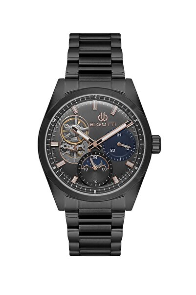 Bigotti Men's Wristwatch Esbg.B.10693-5 Metal Band 42 mm Case Diameter