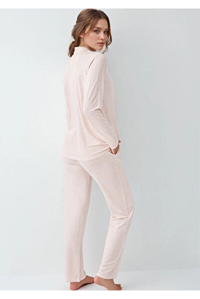 Loule Women's Clothing Cotton & Modal Shirt Pajama Set L1.Ar.341.8.001