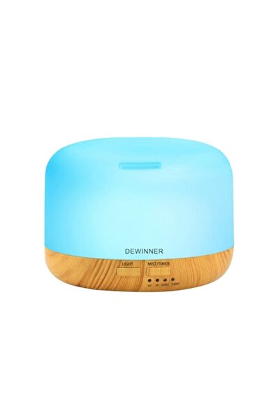 DEWINNER Umidificator de aer cu ultrasunete de 300 ml cu LED în 7 culori