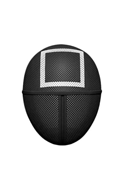 Squid Game mască, formă pătrată, 28 x 20 cm, neagră