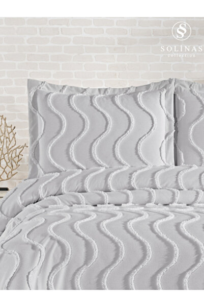 Solinas Collection Neva Double Thin Pike Gray Bedspread (250 cm X 250 cm)