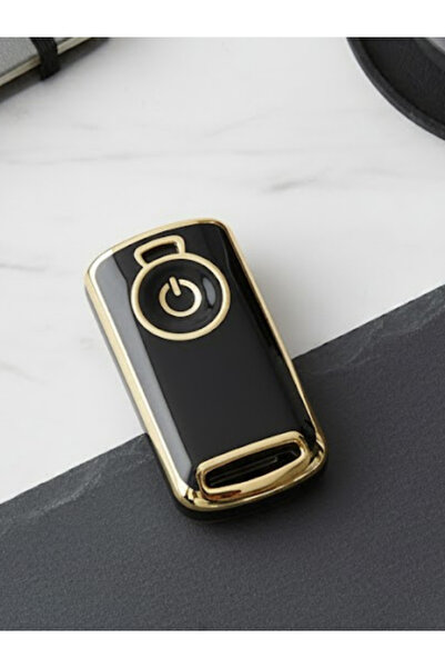 Lanitra غطاء مفتاح نانو أسود-ذهبي لدراجات ياماها Xmax 125 250 309 300 400 وAe...