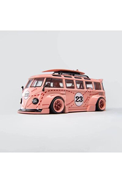 Beytor 1:24 Die-Cast Volkswagen Van (Pink, Modified Edition)