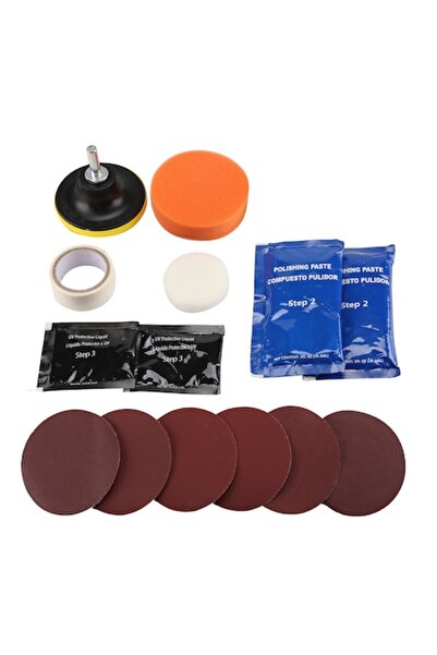 Visbella Car headlight polishing kit, Visbella, Restoration, 13 pieces, Multicolor