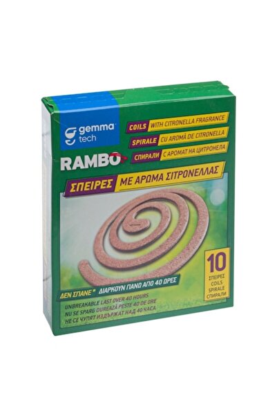 Gemma Spire anti-țânțari cu citronella, set de 10