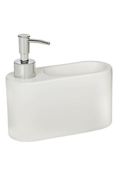 OEM White ceramic dispenser, for kitchen or bathroom with sponge holder, 17 x...