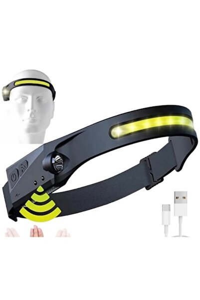 OEM Lanternă frontală, LED, baterie, senzor de mișcare, lumină laterală, ilum...