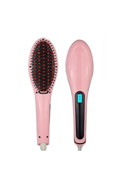 GENERAL Ceramic electric hair straightening brush with LCD display, 29 W, HQT-906