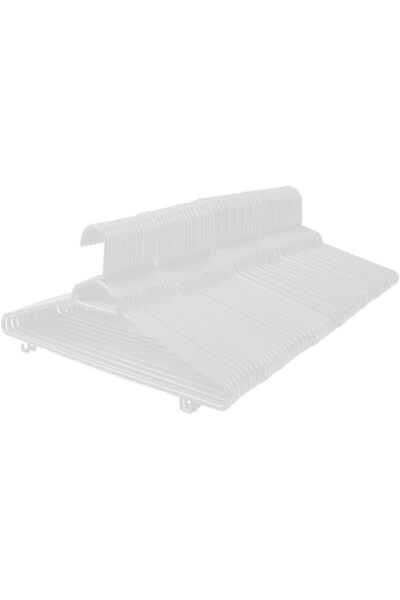 Ethic Solutions 60 قطعة من شماعات الملابس البلاستيكية الدائرية مقاس 17 بوصة 1...