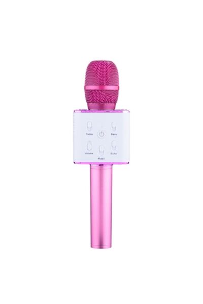 ASHOP Wireless Karaoke Microphone Q7, Bluetooth, Fuchsia