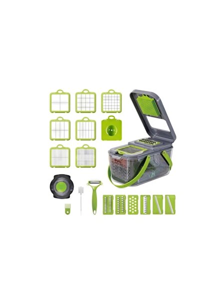 ASHOP Set răzătoare multifuncțională cu 22 de piese pentru legume și fructe, ...