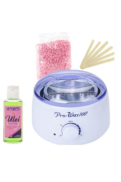 Lila Care Kit de epilare cu perle de ceară roz 500 g