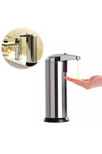 Urban Trends Automatic liquid soap dispenser with sensor, 280 ml, Gray, Batteries included -
