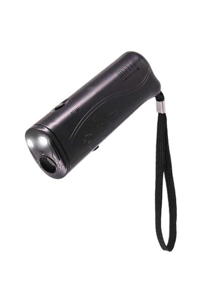 Jenuos Dispozitiv ultrasonic pentru descurajarea câinilor cu lanternă și lase...