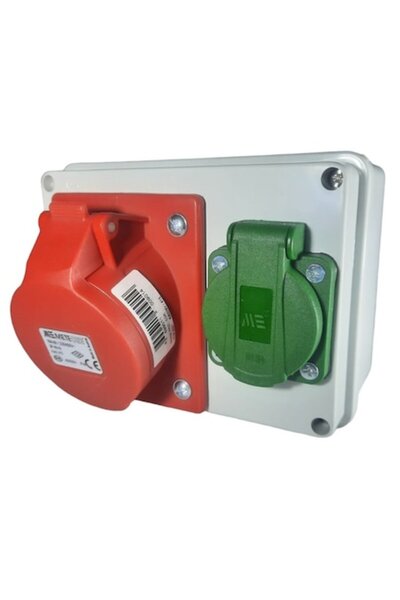 LEDO Предварително окабелена кутия за повърхностно свързване с 5-полюсен конт...