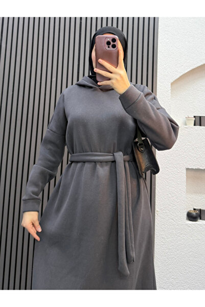 ENSA TESETTUR Φόρεμα Lale Sweat-Ανθρακί