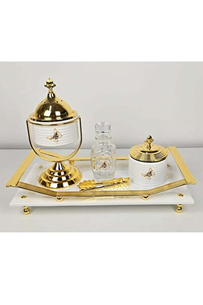Radin Damanhoor Bakhoor Burner Set - Elegant Wedding Gift & Home Décor