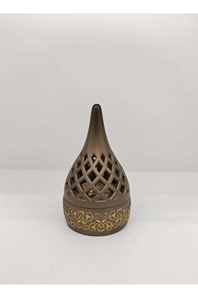 Generic Frankincense Resin Incense Burner - Premium Metal Bakhoor/Mabkhara with Tong