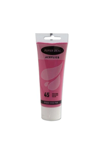 Generic Super Deal Acrylic Paint Tube – 75 ml, Opaque Vivid Pink